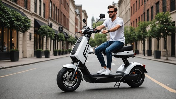 Profitez de votre trajet avec la trottinette électrique dualtron victor luxury